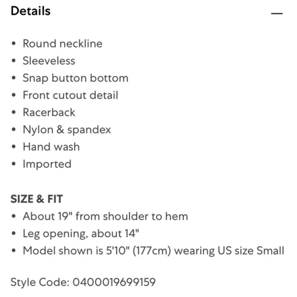 NWOT Free People Intimately Free Keep It Going Cut Out Bodysuit size S - Picture 6 of 13